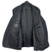 Ralph Lauren 48R CASHMERE +Wool Blazer Sport CoatJacket Black Pinstripe 3Button