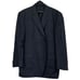 Ralph Lauren 48R CASHMERE +Wool Blazer Sport CoatJacket Black Pinstripe 3Button