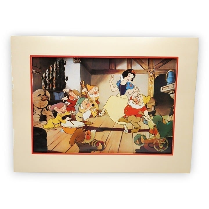 Snow White & the Seven Dwarfs Exclusive Commemorative Lithograph 1994