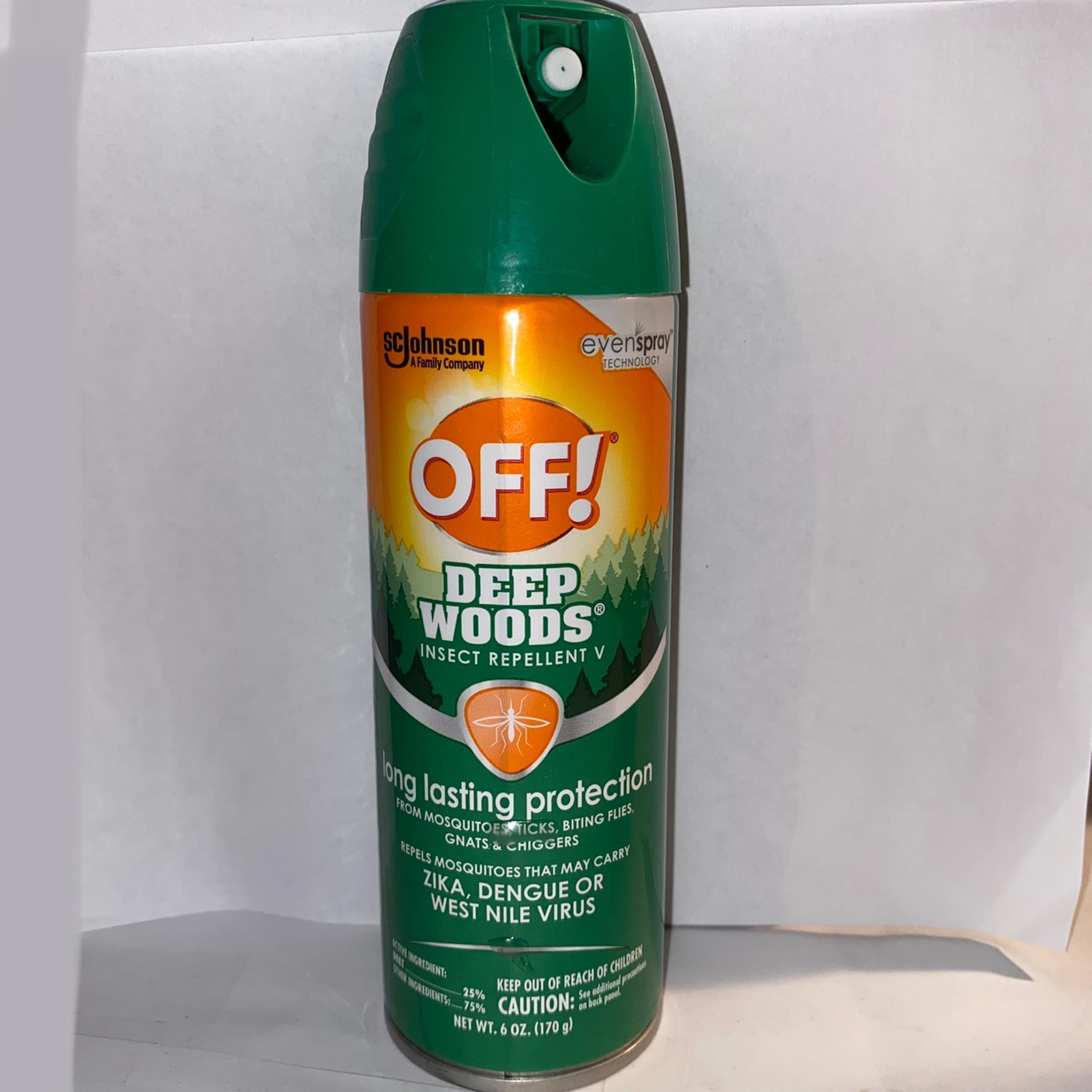 Off! 3PK Deep Woods Insect Repellent V Spray 6 oz (New)