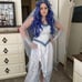 Deluxe corpse bride costume with wig