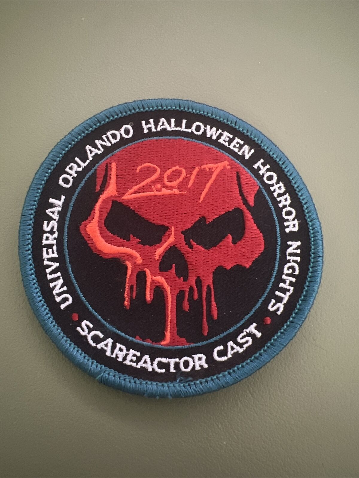 Universal Studios Halloween Horror Nights Scareactor Alumni Patch Cast Crew Only