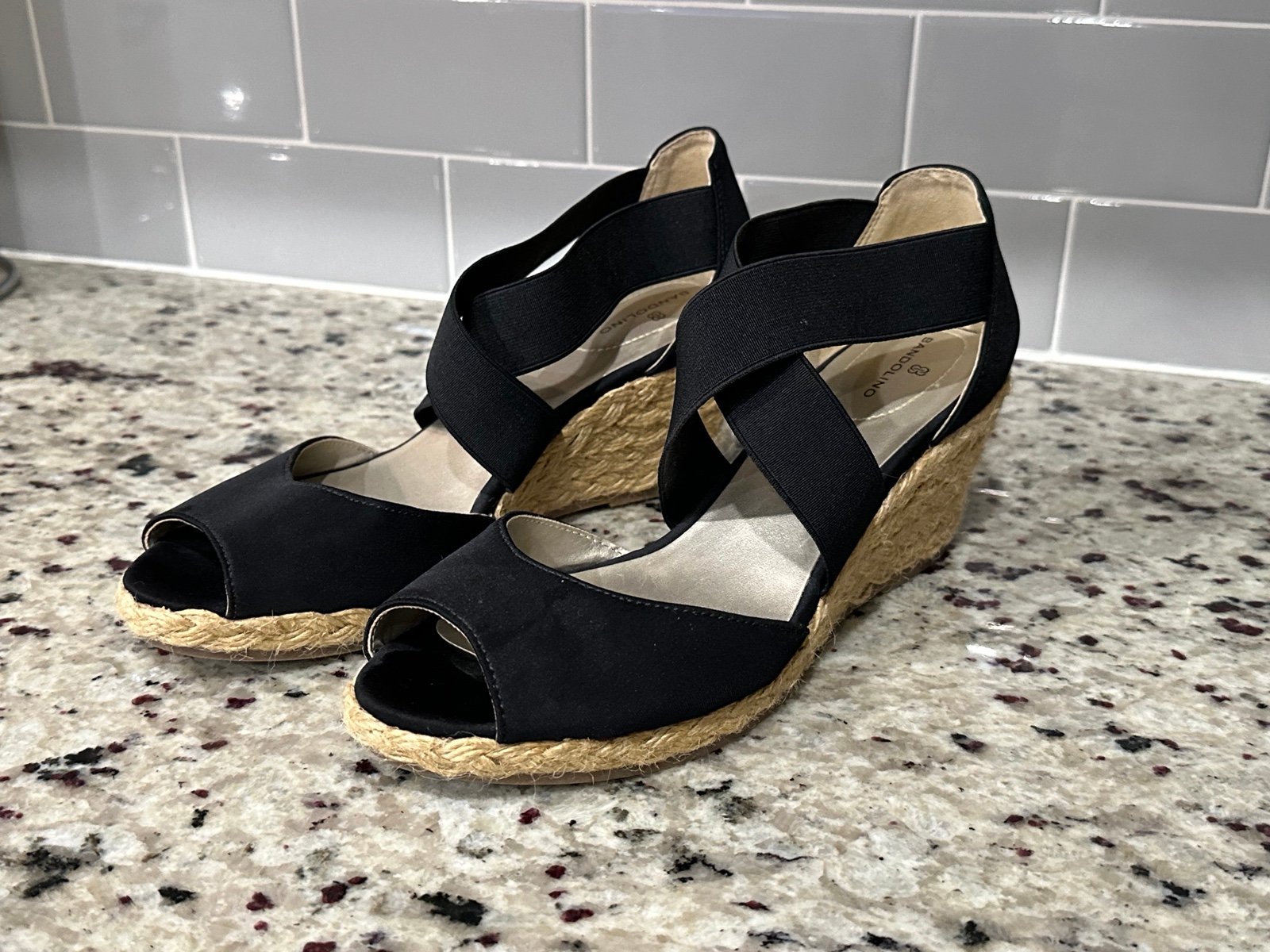 Bandolino store espadrille wedges