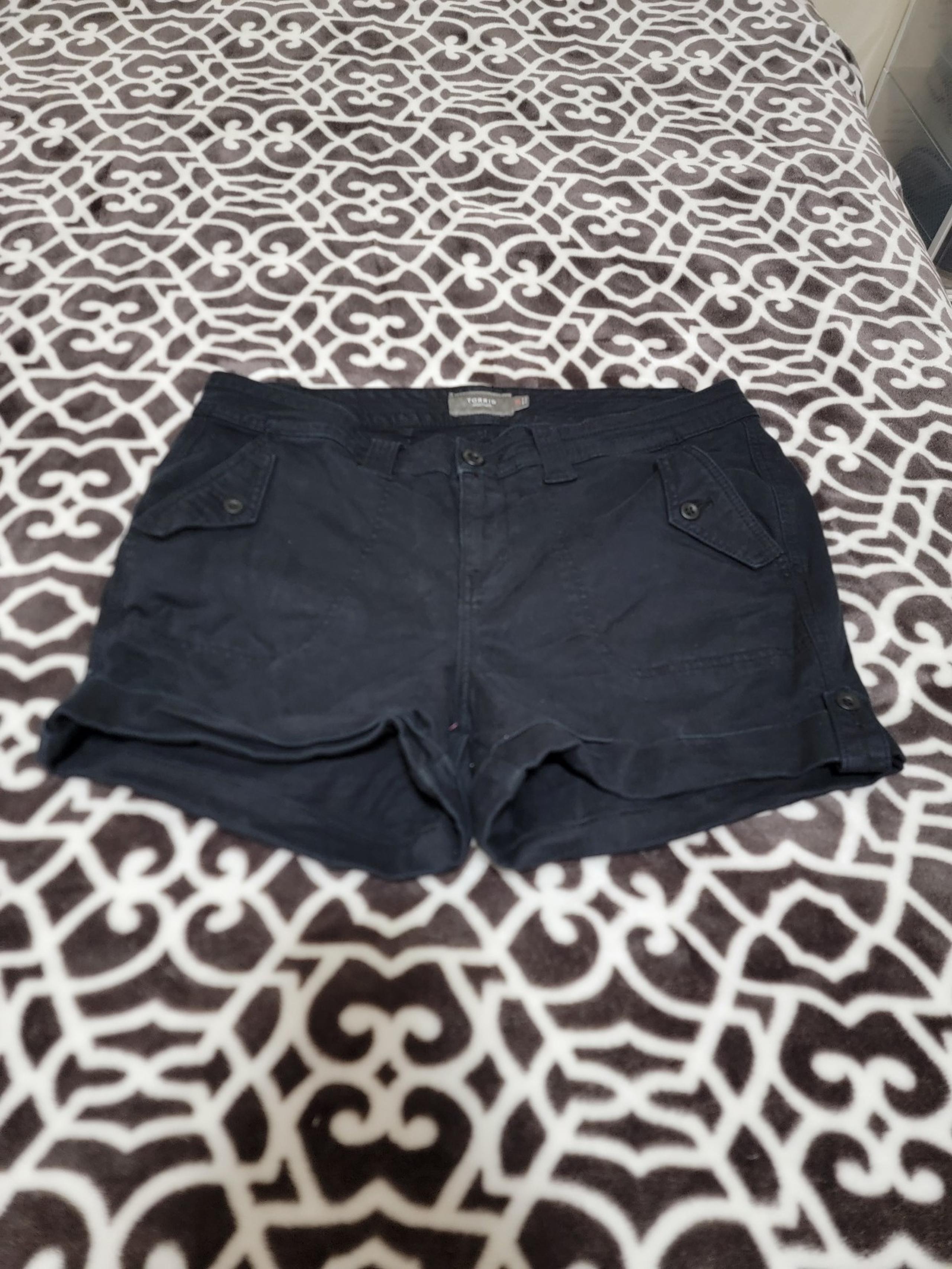Women's torrid black jean shorts denim size 16 clothing nice woman