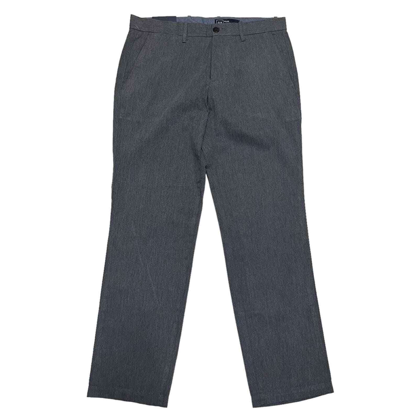 Gap Men’s Straight Leg Mid Rise Trousers Pants Slacks Size 31 x 30 NEW NWT