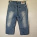 Posse Jeans Vtg 90s Streetwear Womens Distressed Hand Painted Denim Jean Shorts