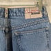 Posse Jeans Vtg 90s Streetwear Womens Distressed Hand Painted Denim Jean Shorts