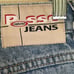 Posse Jeans Vtg 90s Streetwear Womens Distressed Hand Painted Denim Jean Shorts