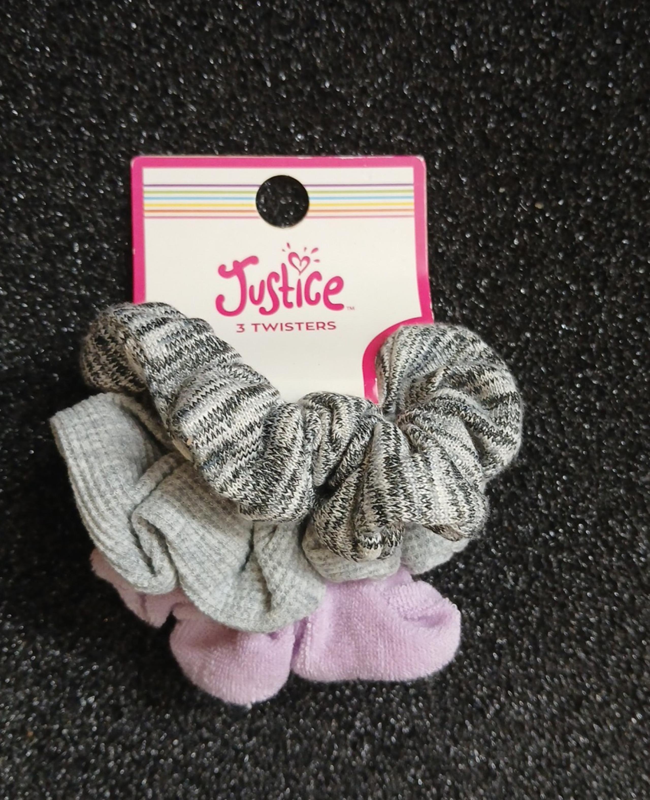 Justice 3 Twisters Hair Accessories for Girls Age 4+ NWT