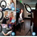 19 Ring Light w/ holder, stand, remote control, carrying case & 4 color filters