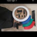19 Ring Light w/ holder, stand, remote control, carrying case & 4 color filters