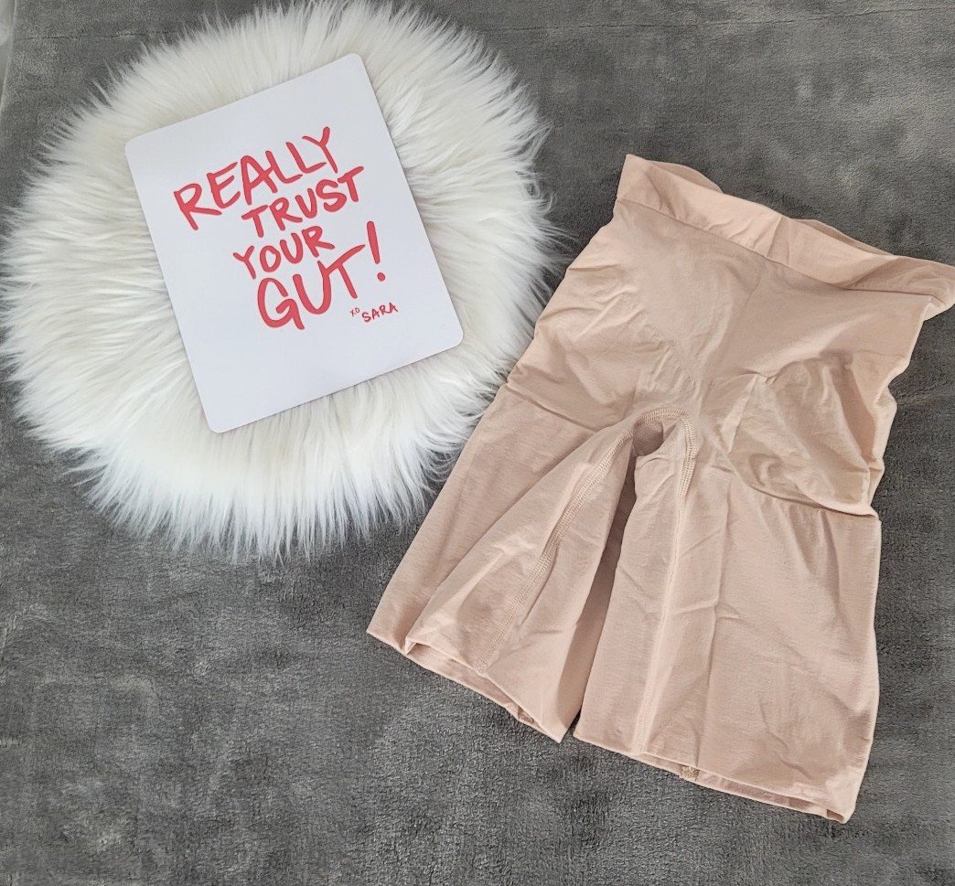 SPANX 64 Power Short Soft Nude Sz S