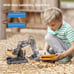 2.4Ghz Remote Control Excavator 2 Batteries Toy Metal Shovel,11 Channel RC