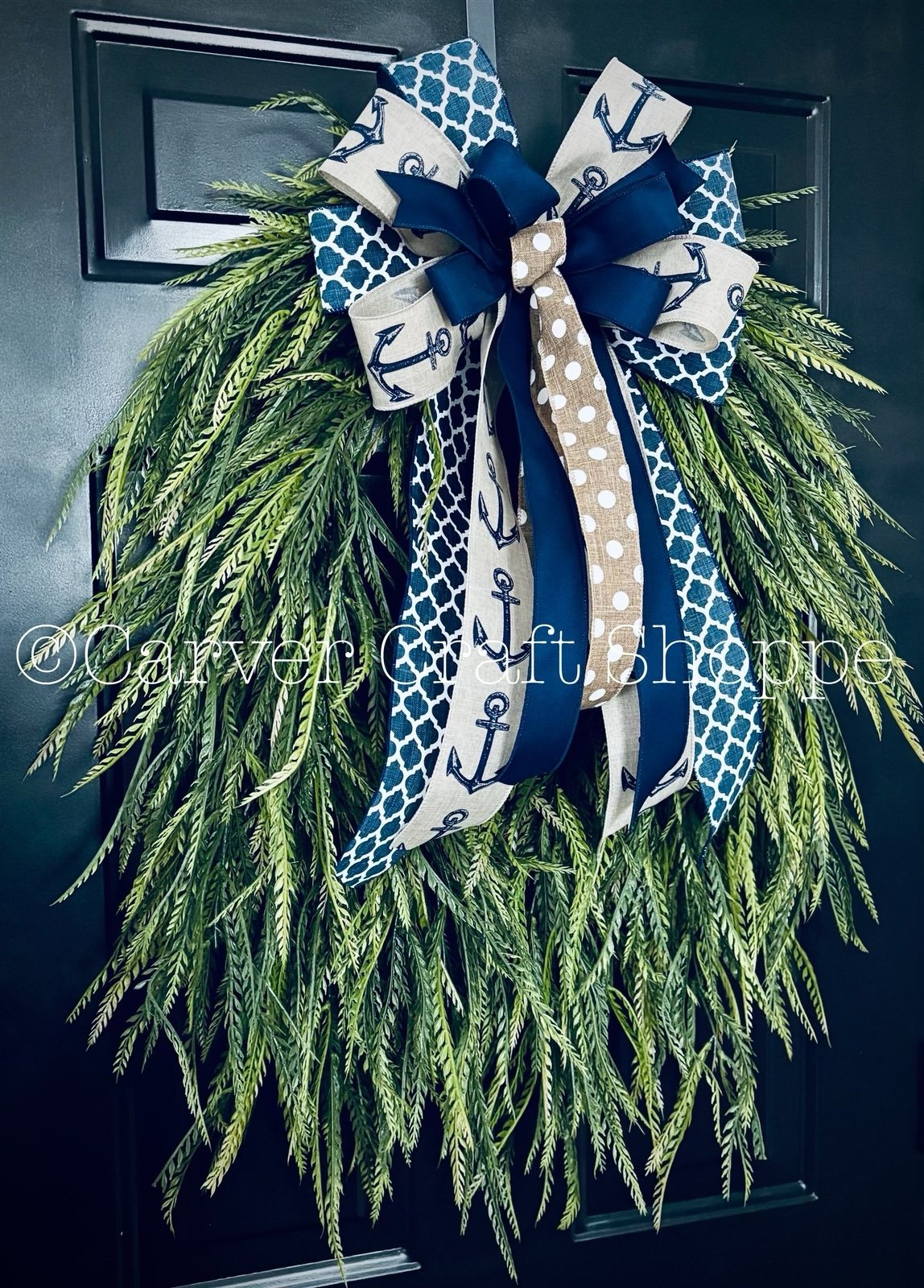 Nautical spring summer everyday year round wreath