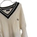 Fred Perry Womens XL Vintage 90s Cable Knit Tennis Sweater Made in England