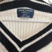 Fred Perry Womens XL Vintage 90s Cable Knit Tennis Sweater Made in England