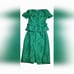 Albert Nipon Vintage 80's women's green skirt suit set size 6