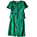 Albert Nipon Vintage 80's women's green skirt suit set size 6