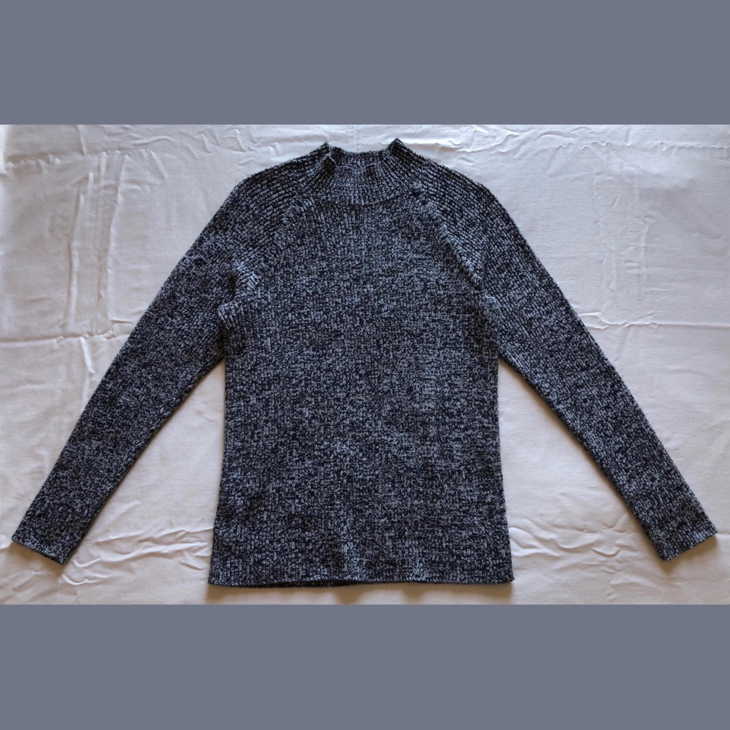 MOCK TURTLENECK NECK KNIT SWEATER