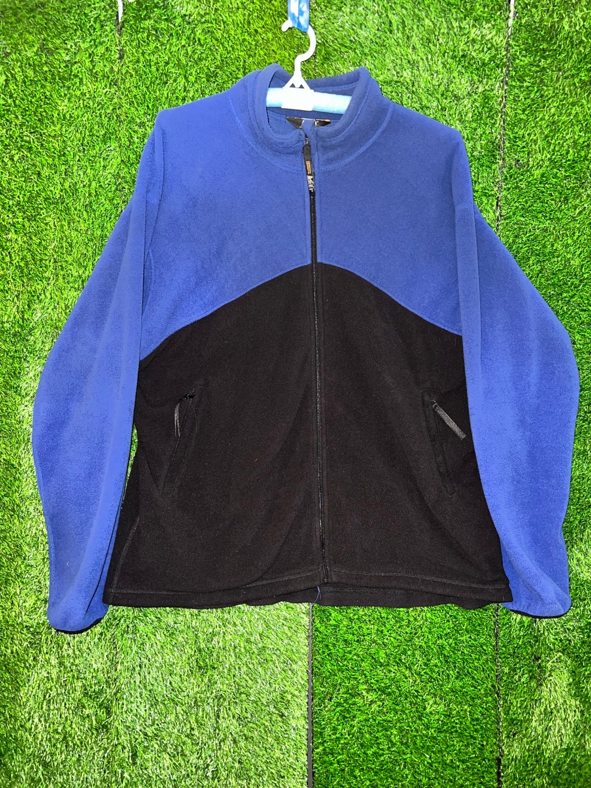 Vintage REI Fleece Jacket Blue Full Zip Men's XL