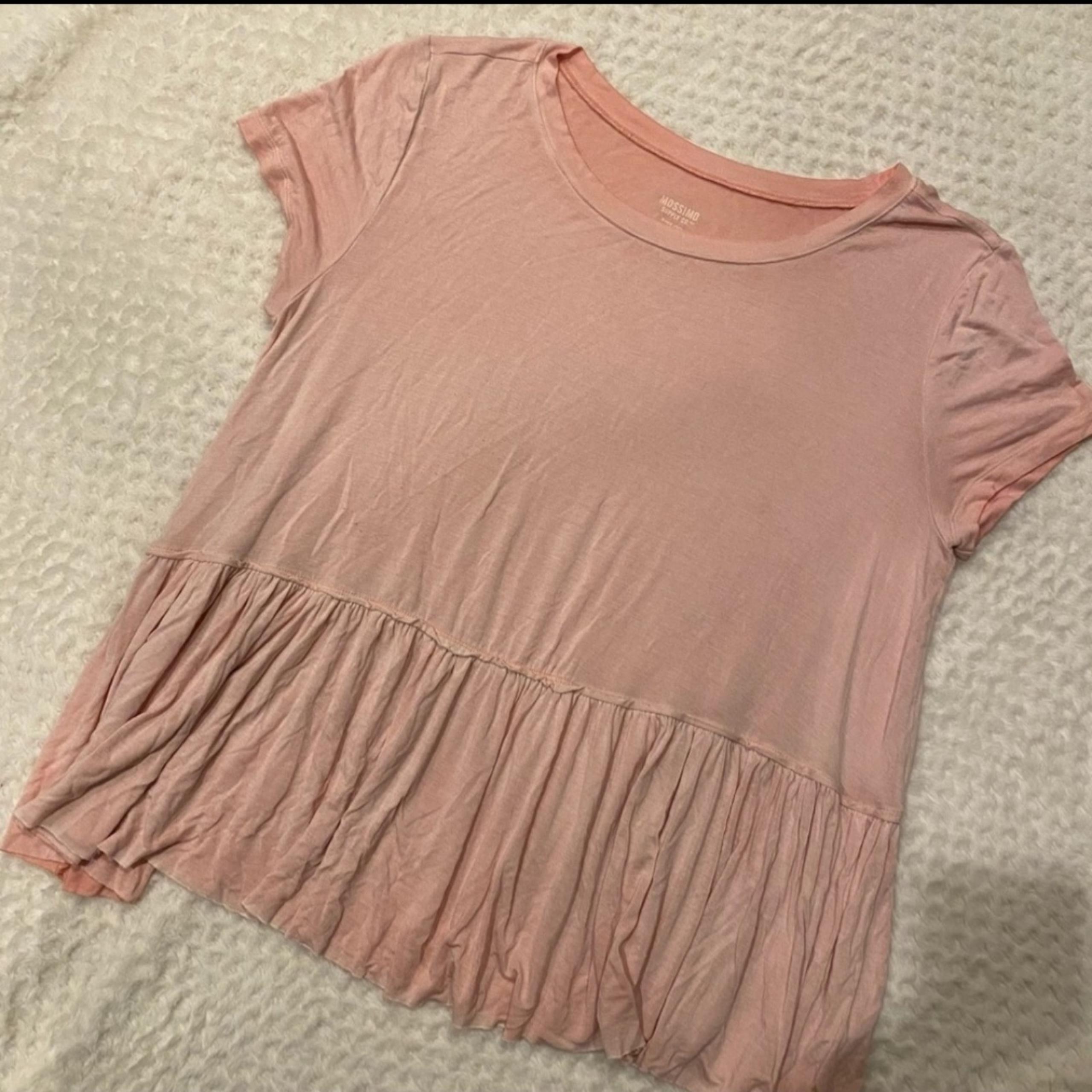 Mossimo pale pink float bottom top