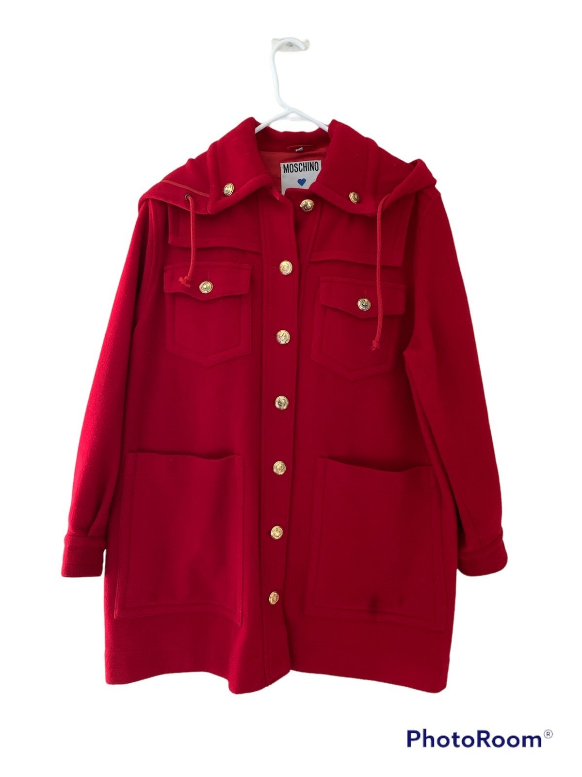 Moschino Jeans wool coat