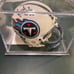 Tennessee titans signed mini helmet (4 autographs)