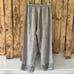 LA Blend Wide Leg Linen Pull On Lagenlook Boho Pants Beaded Sequin Hems Size M