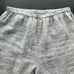LA Blend Wide Leg Linen Pull On Lagenlook Boho Pants Beaded Sequin Hems Size M
