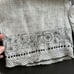 LA Blend Wide Leg Linen Pull On Lagenlook Boho Pants Beaded Sequin Hems Size M