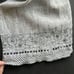 LA Blend Wide Leg Linen Pull On Lagenlook Boho Pants Beaded Sequin Hems Size M
