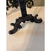Black cast iron oval frame art easel picture frame
