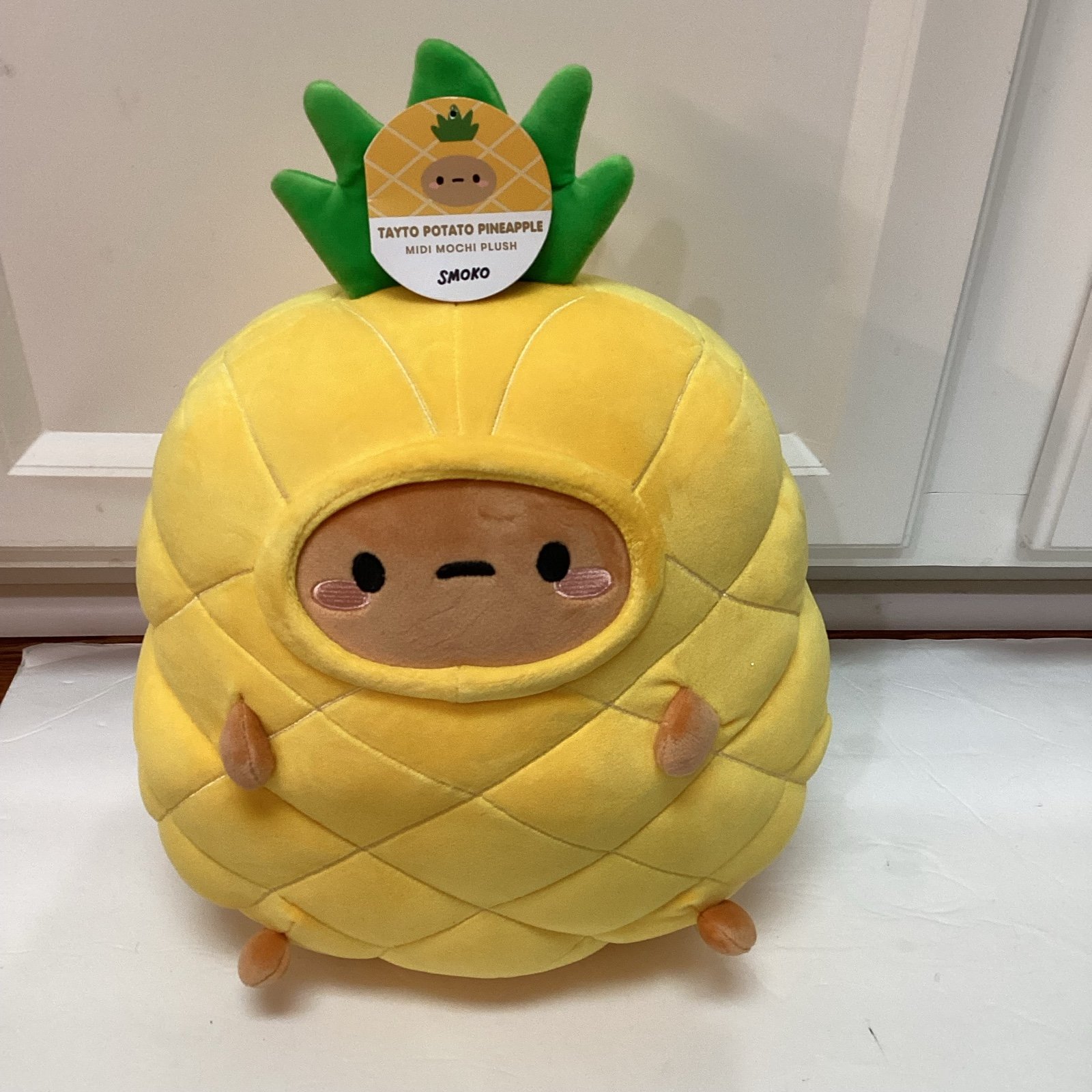 SMOKO Tayto Potato Pineapple Midi Mochi plush 12” Stuffed Toy HTF