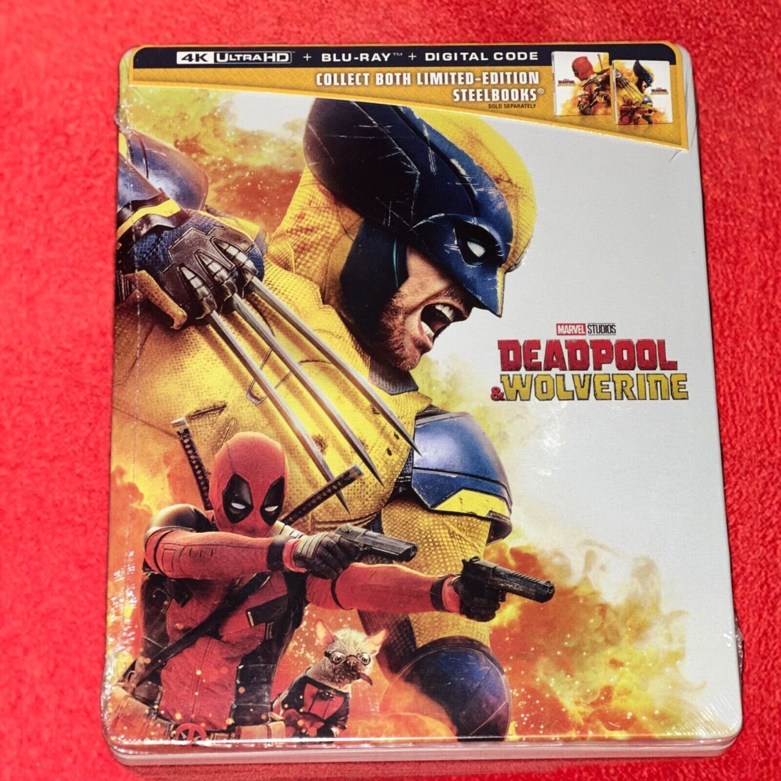 Deadpool And Wolverine STEELBOOK (Wolverine Cover) (4K Ultra HD Blu-Ray UHD +BR)