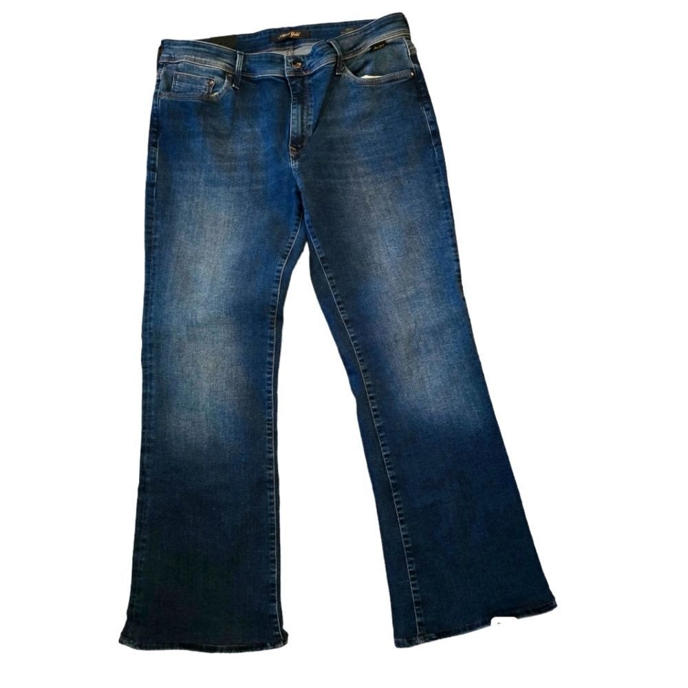Mavi Gold Molly Jeans Womens 32 x 32 Dark Rinse Flare Leg New
