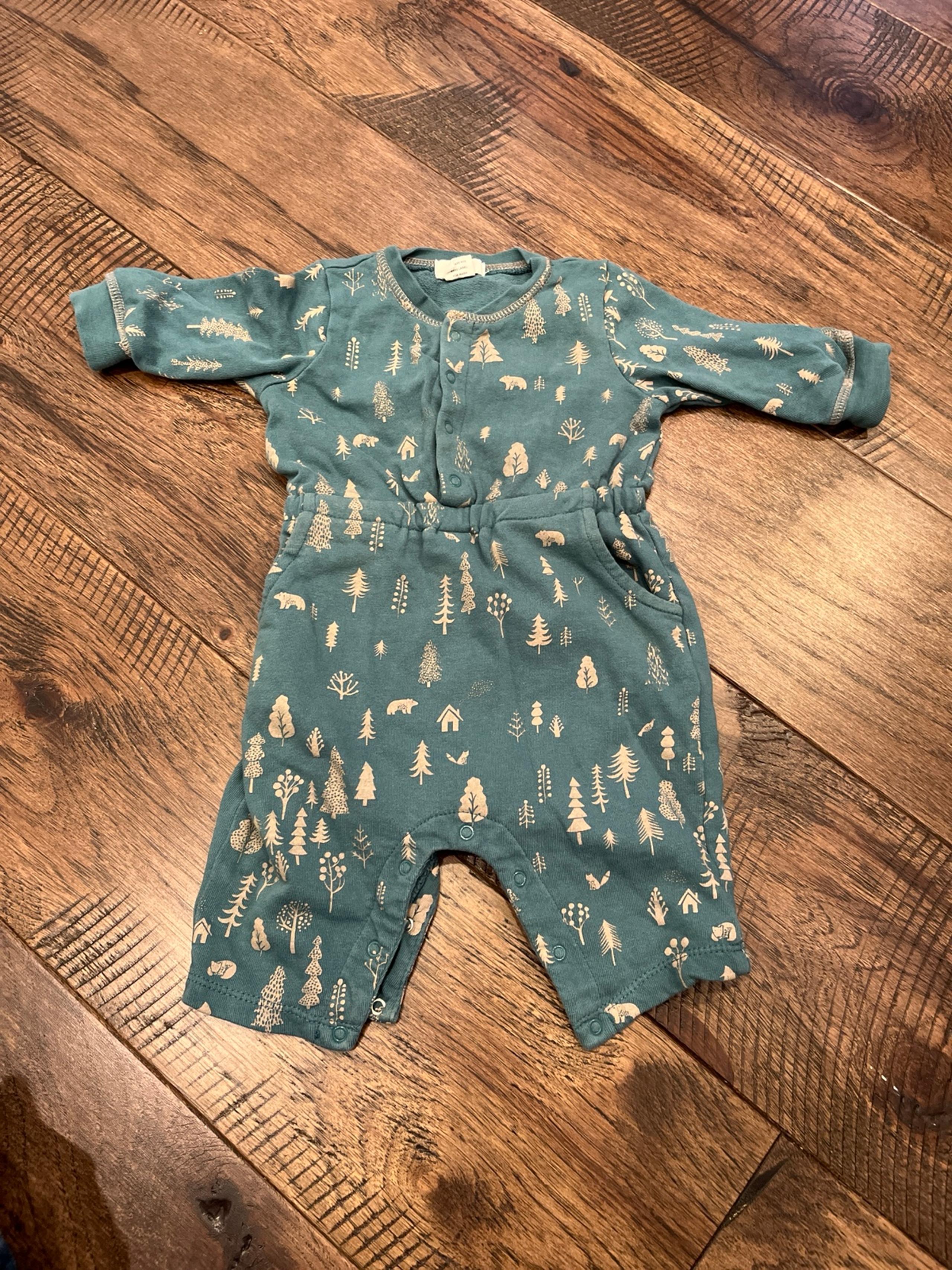 Peek woodland romper onesie