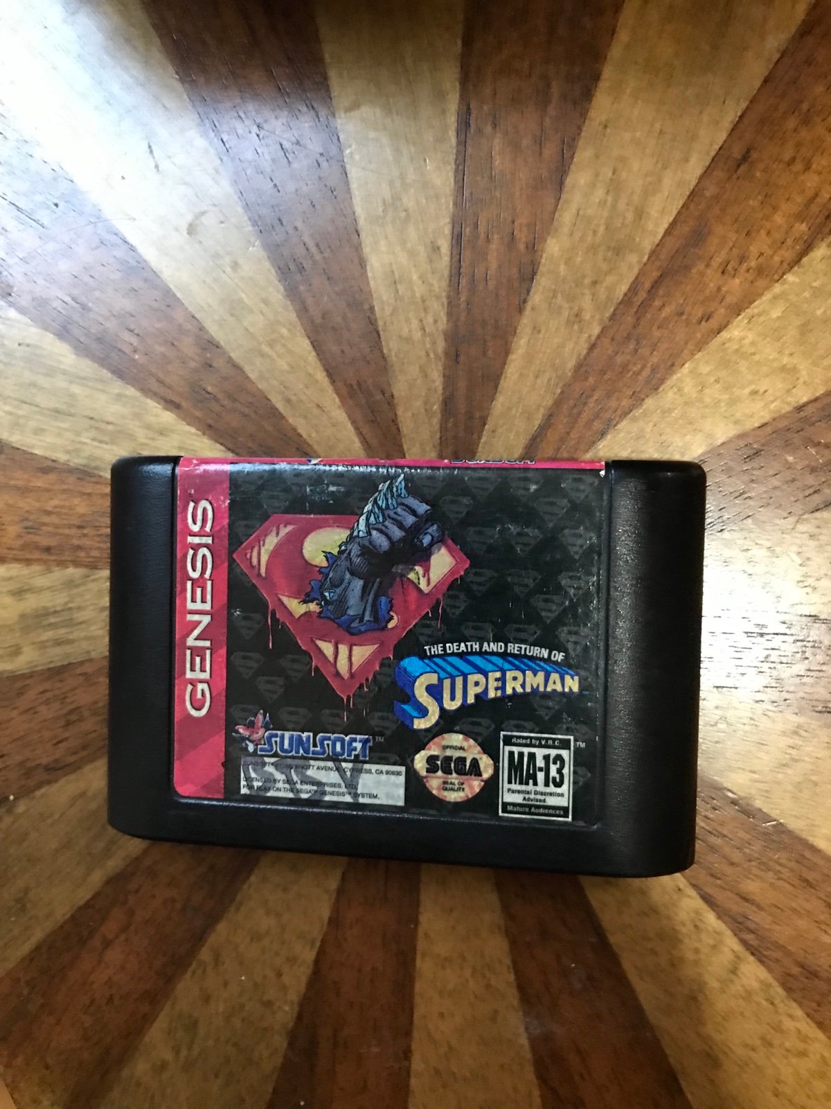 Sega Genesis Death and Return of Superman RARE
