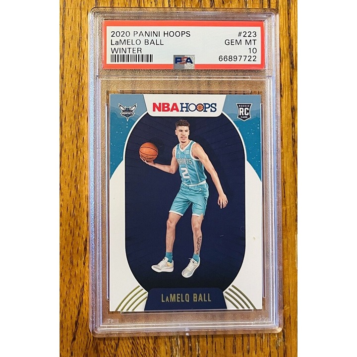 2020 Panini Hoops Winter LaMelo Ball PSA 10 Gem Mint Hornets #223