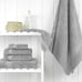 6 Piece Towel Set, 100% Turkish Cotton Soft Absorbent Towels for Bathroom