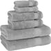 6 Piece Towel Set, 100% Turkish Cotton Soft Absorbent Towels for Bathroom
