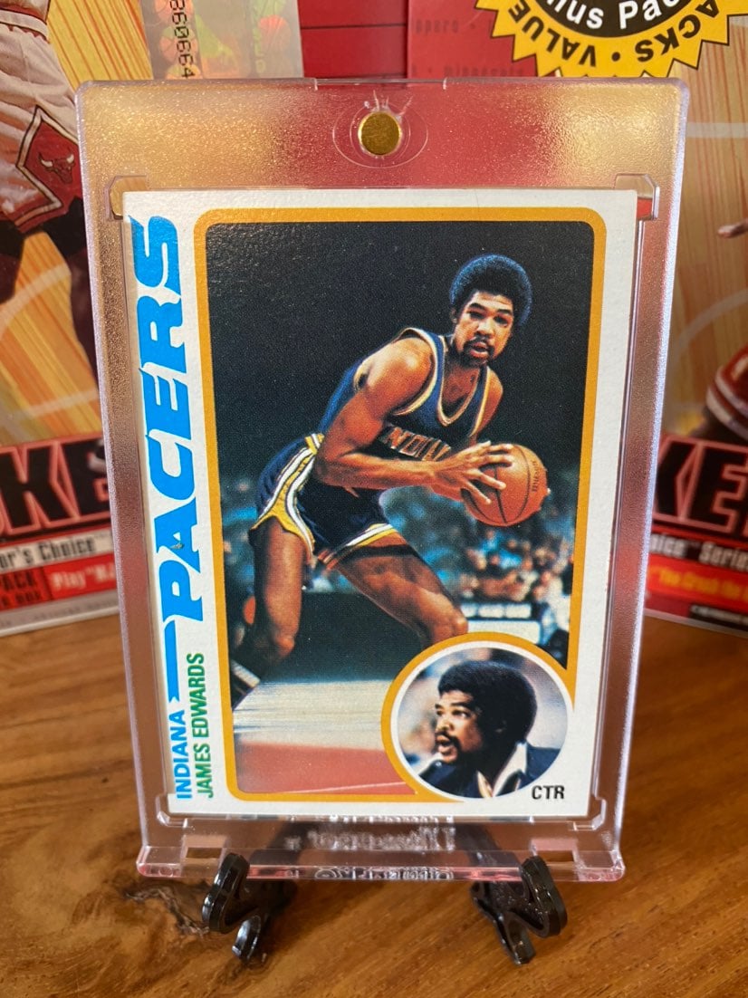 1978 Topps James Edwards Indiana Pacers