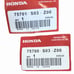 Honda Civic EK9 Type R (MK6 1996-99) Front And Rear Red Emblem