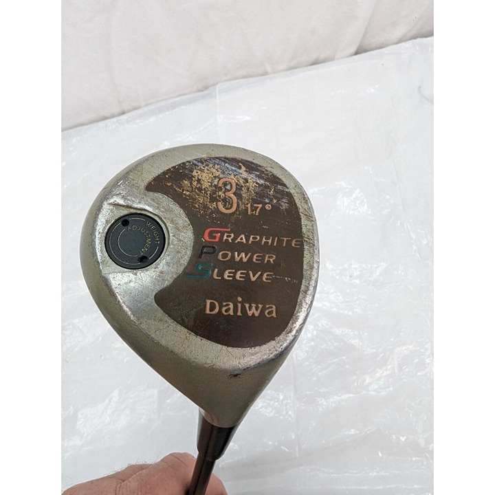 DAIWA GRAPHITE POWER SLEEVE 3 WOOD 17* TRX-60 L-FLEX GRAPHITE SHAFT RH 42
