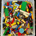 LEGO 4 lbs Pounds Random Building Parts Pieces Plates Bricks Washed Bulk Lot