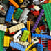 LEGO 4 lbs Pounds Random Building Parts Pieces Plates Bricks Washed Bulk Lot