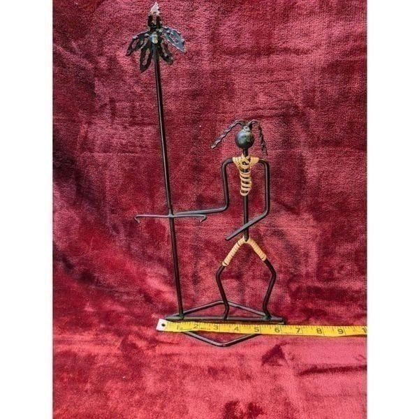 Vintage 1960s Danish Lords longborg Ratten metal wire key holder