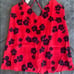 CAPULET REVOLVE BLACK/RED FLORAL CAMI XS