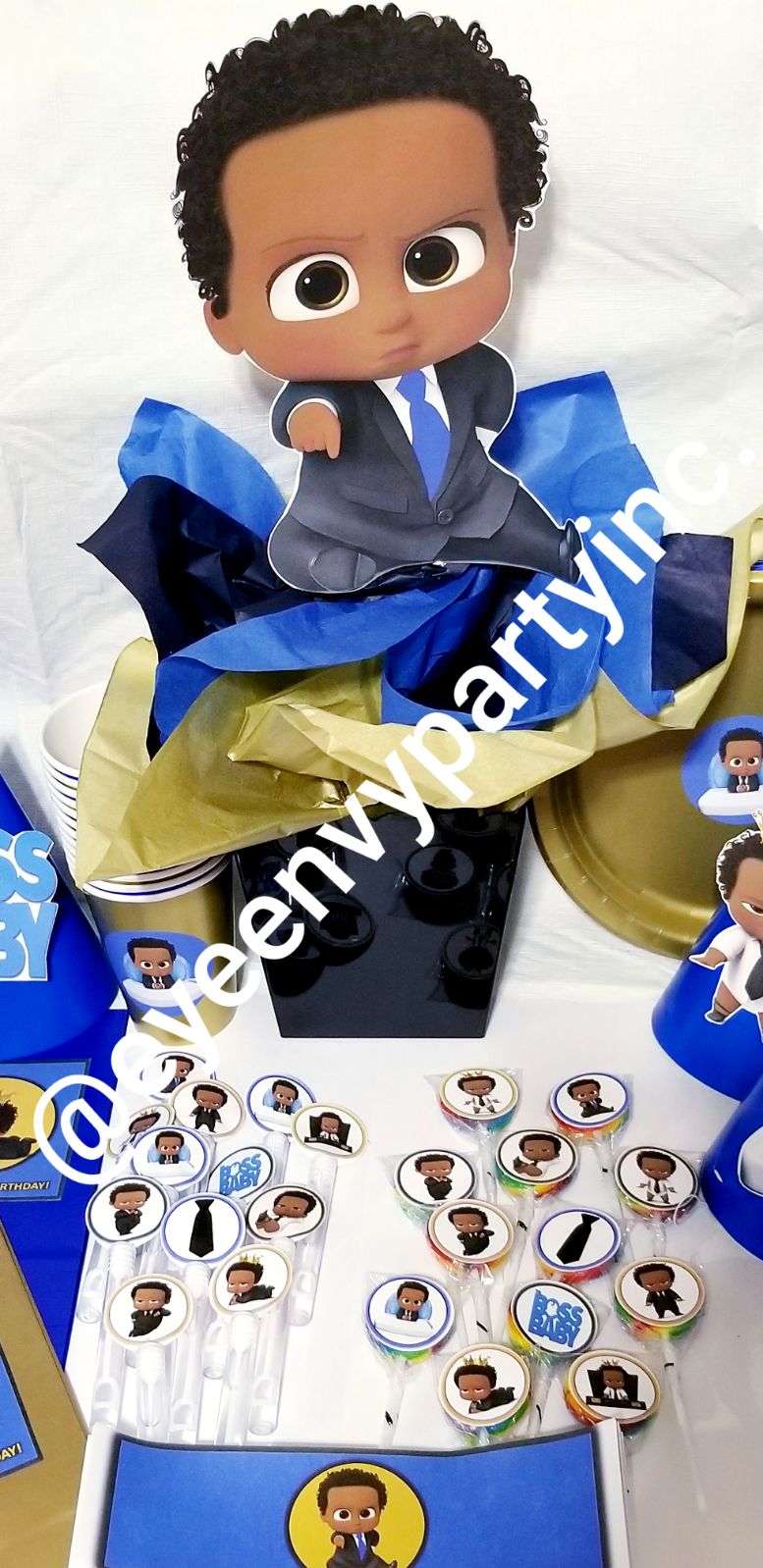 Black Boss Baby Party Package