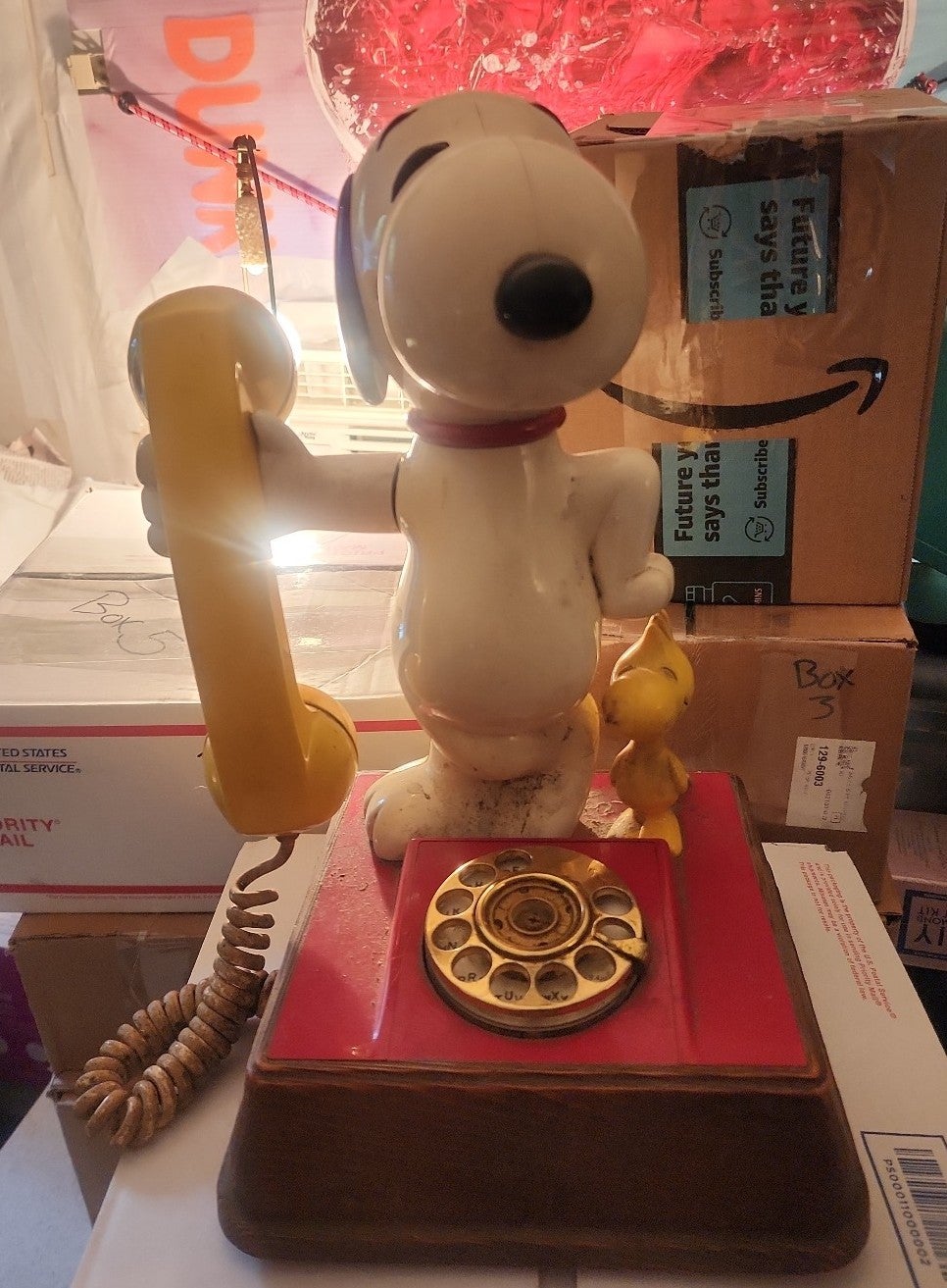 Vintage Snoopy and Woodstock