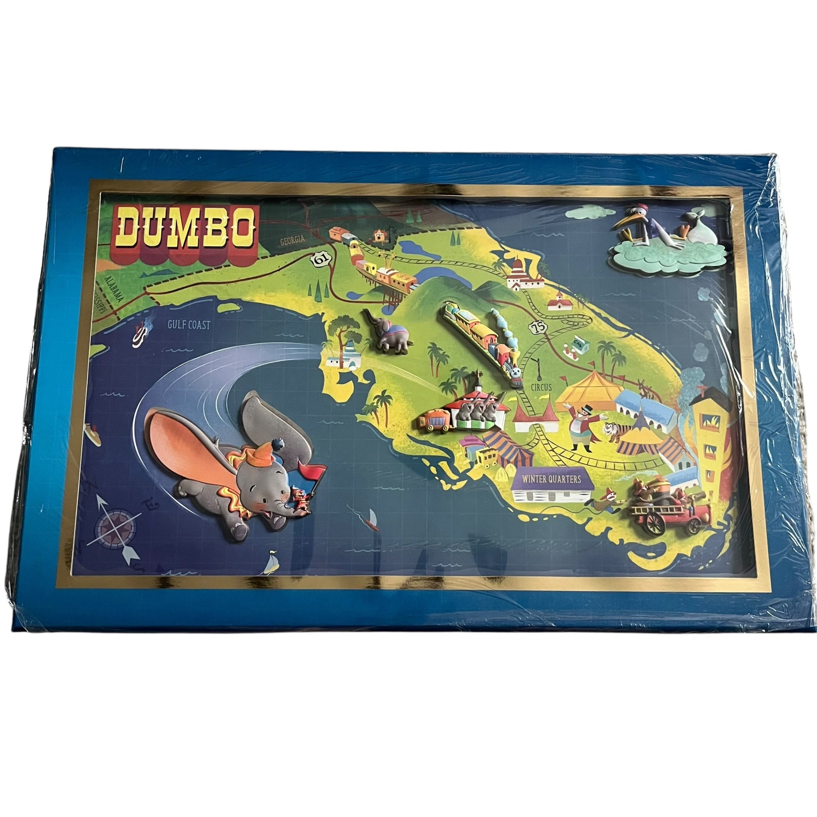 WDI Mickeys Of Glendale Dumbo Maps Pin Set LE 400